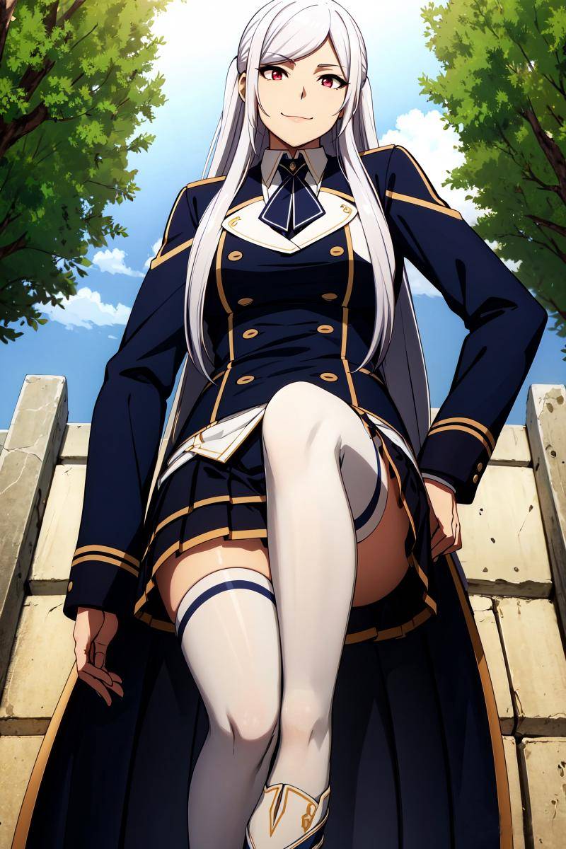 15岁,米德加王国的二公主,米德加尔魔剑士学园的高岭之花