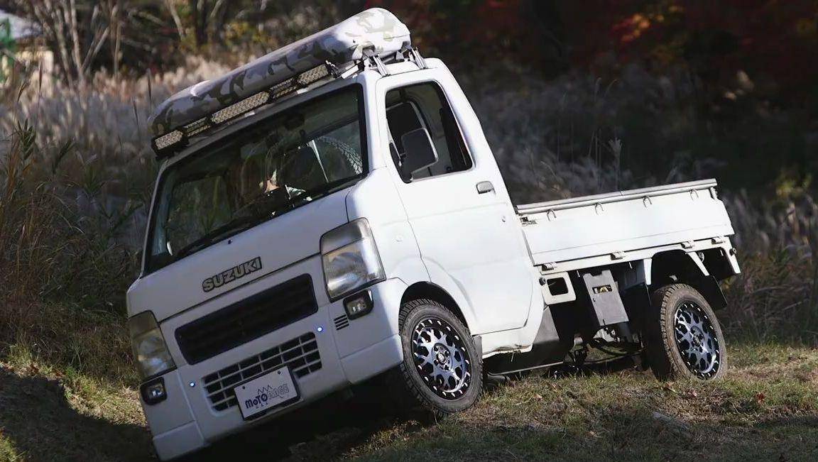 中国的"铃木carry",车长3米8,极限荷载3.