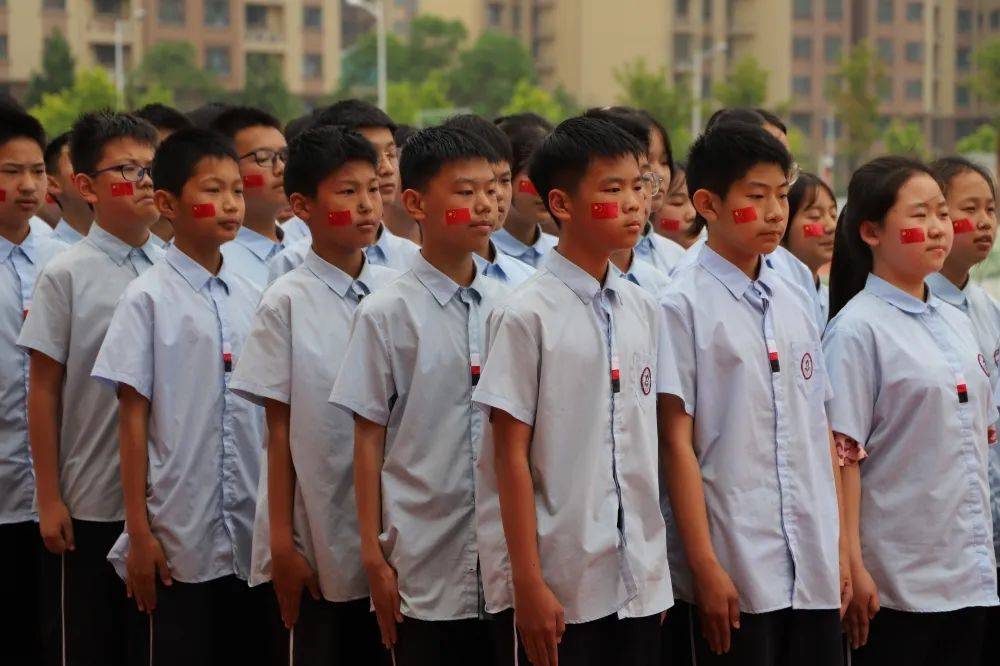 67濮阳市开德中学举办学生风采展示暨2023年学生队列队形比赛_班级