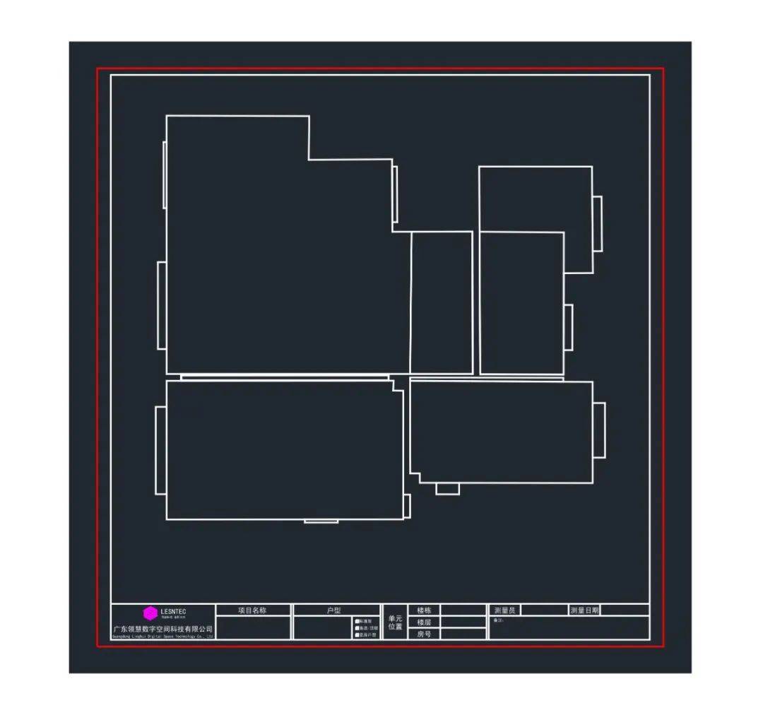 的cad平立面圖;省去手動建模畫圖的時間,回到辦公室就可以開展設計;02