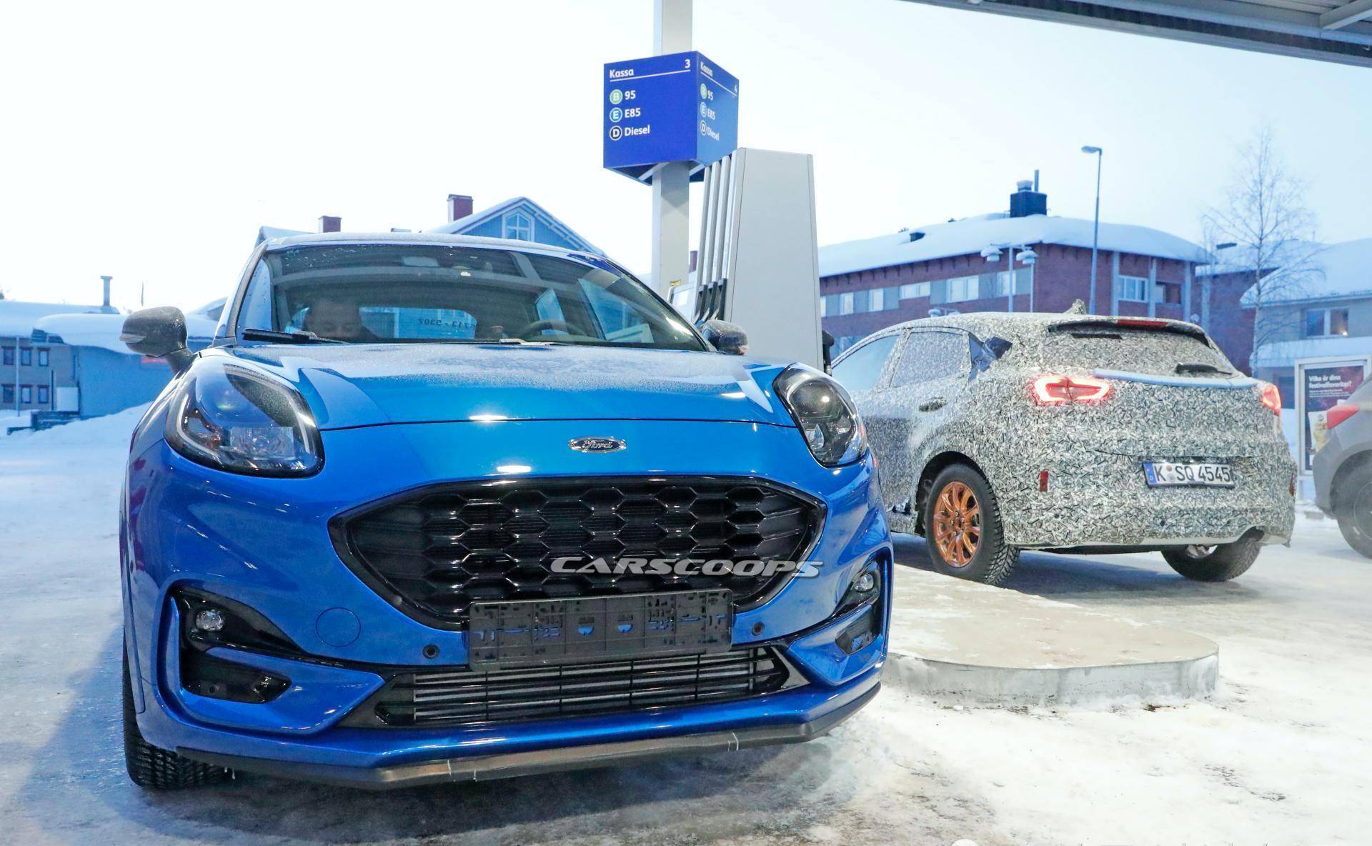 福特puma st实车曝光,搭载1.