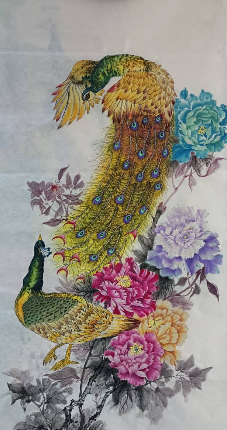 受父母的影响,自幼喜欢书画,先后拜魏建军和李晓明,王晔等为师学习