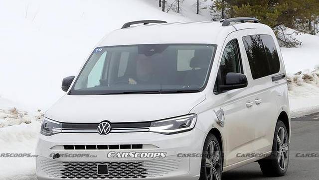 2023年大众新开迪mpv现身,1.5t 大七座 预计13万