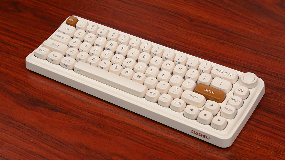 达尔优小方糖Z68三模机械键盘评测：精致又耐看