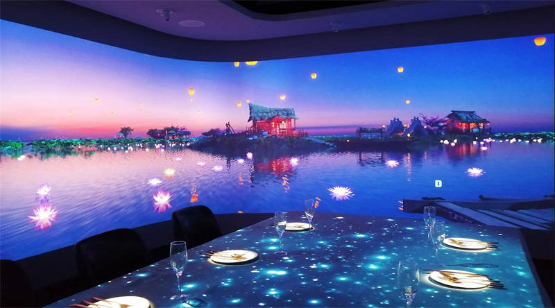 如何打造一家全息光影餐厅?_用餐者_技术_投影