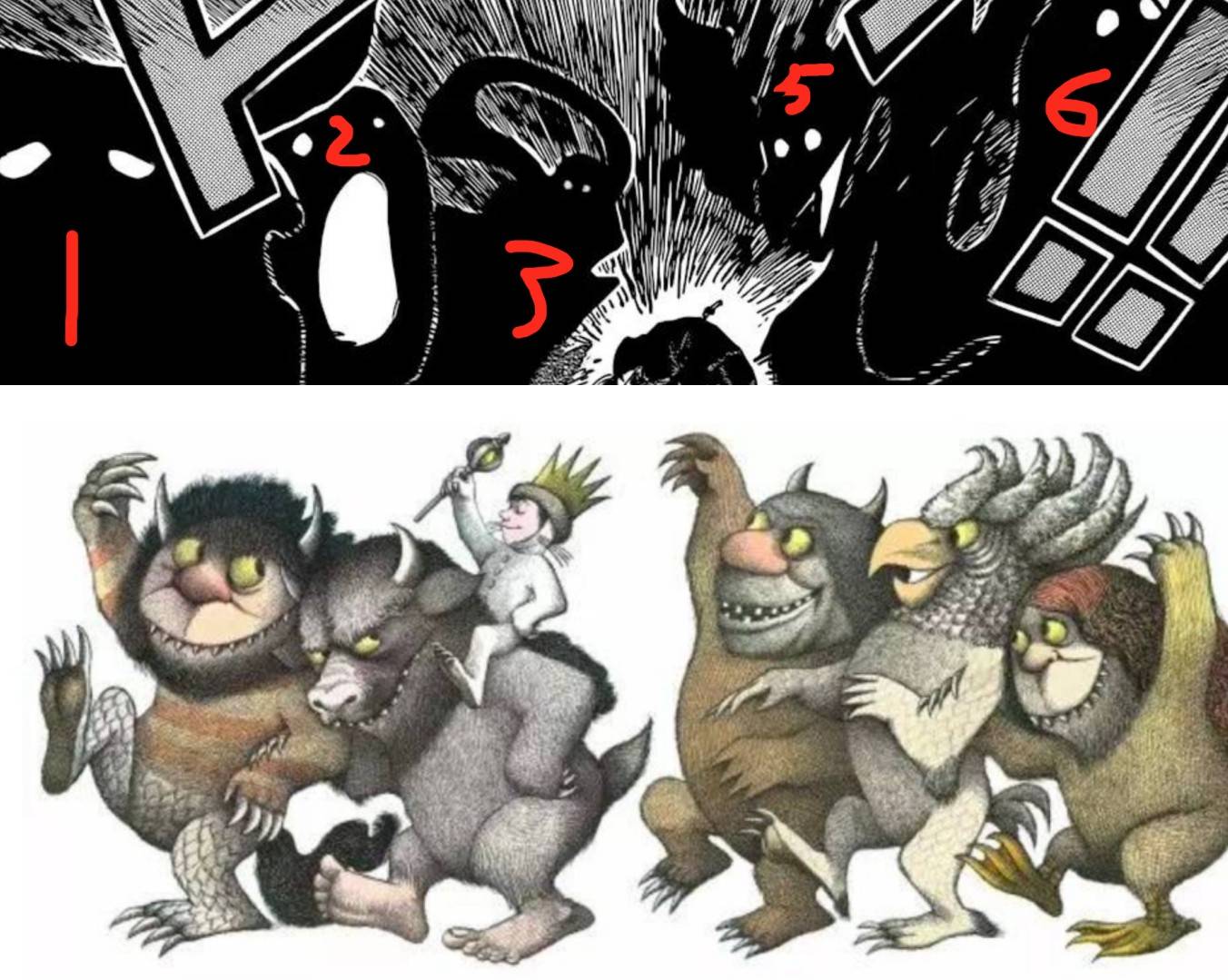 而是会进行修改,让他们更加充满想象力,所以这《野兽国》的怪物与