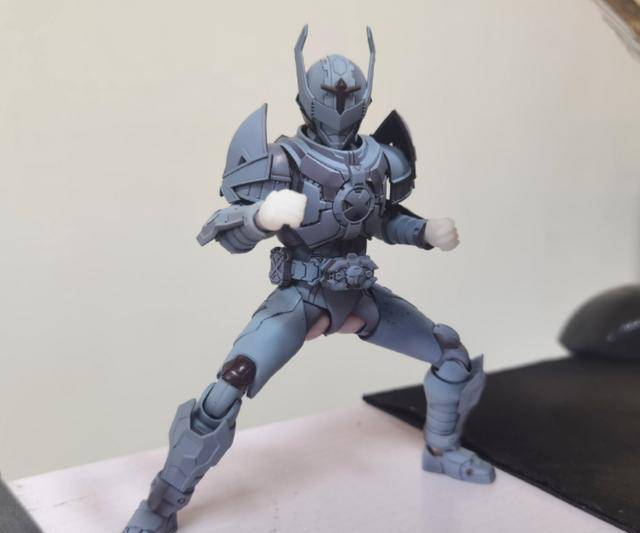 铠甲勇士刑天形刻系列手办新官图金属簇纯银涂装酷炫度直接拉满_效果