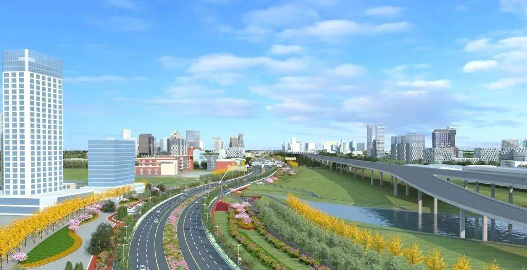 胶东经济圈:青岛临空经济示范区"全通型"交通路网加快构建_大道_施工