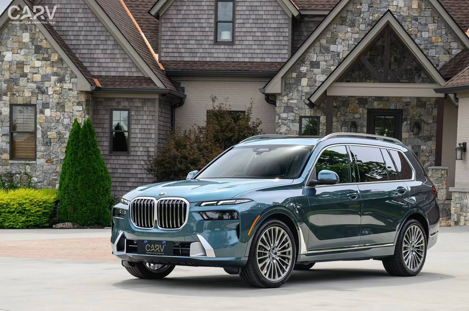 色泽圆润|0橘纹|低粘不伤漆卡孚carv白金版,全系德国进口基材#宝马x7