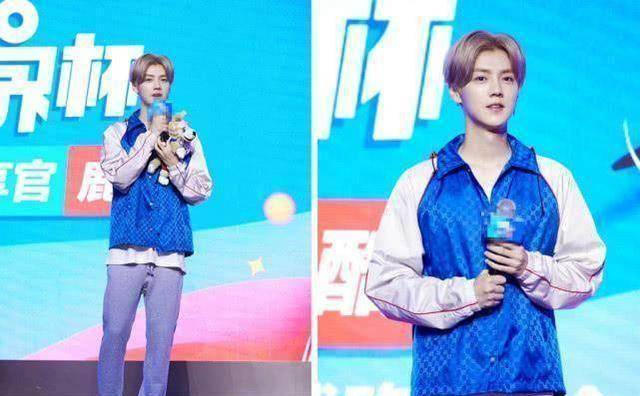 鹿晗晒照,看这样子,一看就是个很有朝气的小伙子!_运动_穿着_袜子