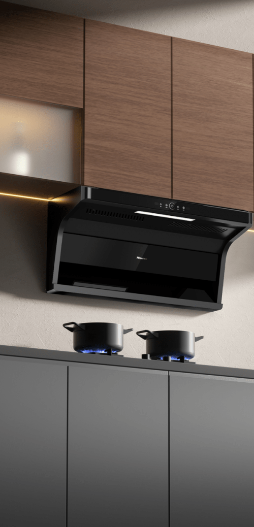 「极」享清新厨房,海信油烟机新品上市_用户_北极星_强劲