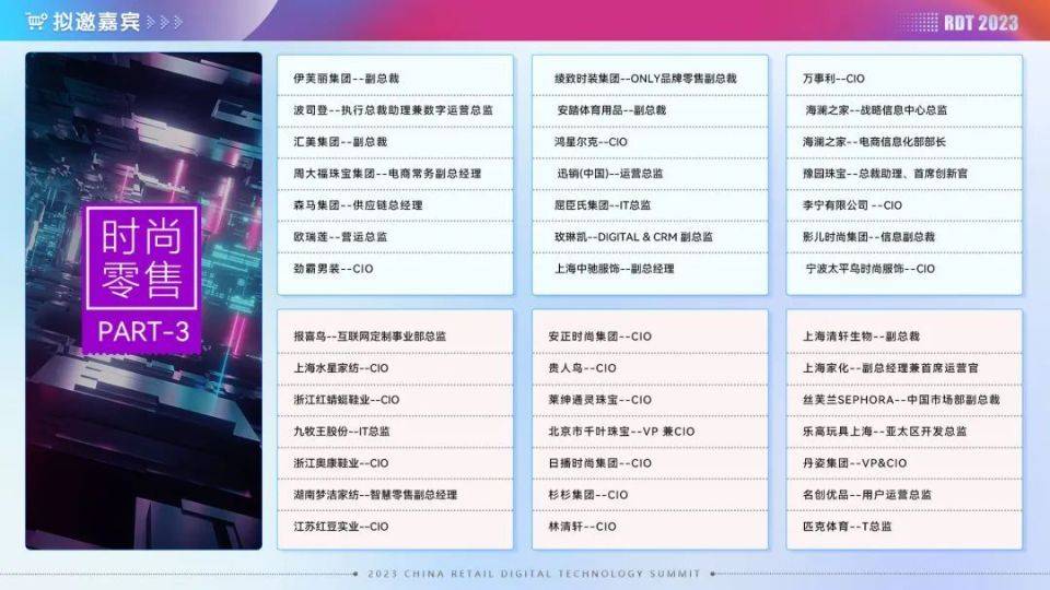 【蓄力增长】RDT 2023第四届中国零售数字科技峰会正式启动，邀您相约上海！