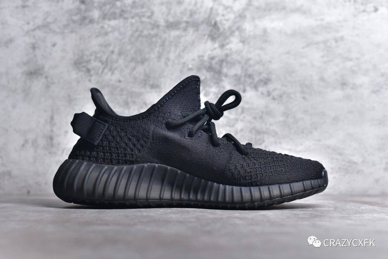 阿迪达斯椰子黑玛瑙 adidas yeezy 350 v2 boost onyx 低帮运动鞋