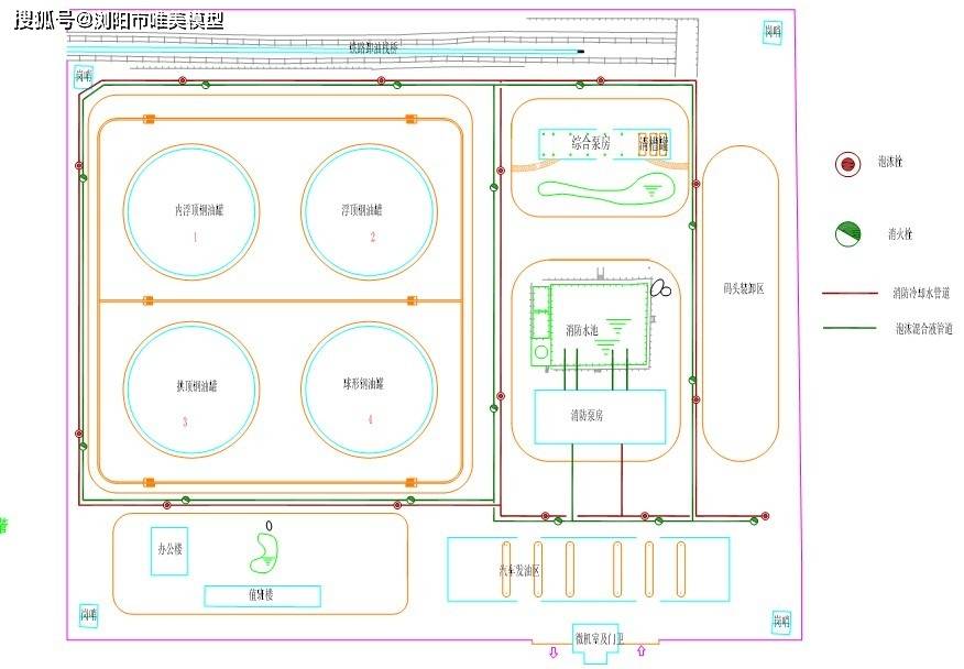 油气储运专业教学模型_装卸_区域_油库