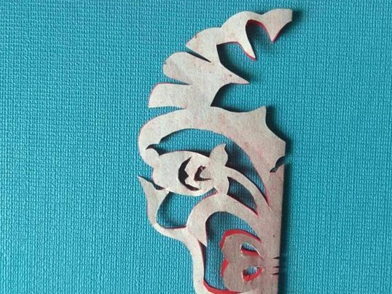 剪纸图解教程:剪"并蒂花开"窗花,夫妻恩爱,永结同心_并蒂莲_莲花_图案