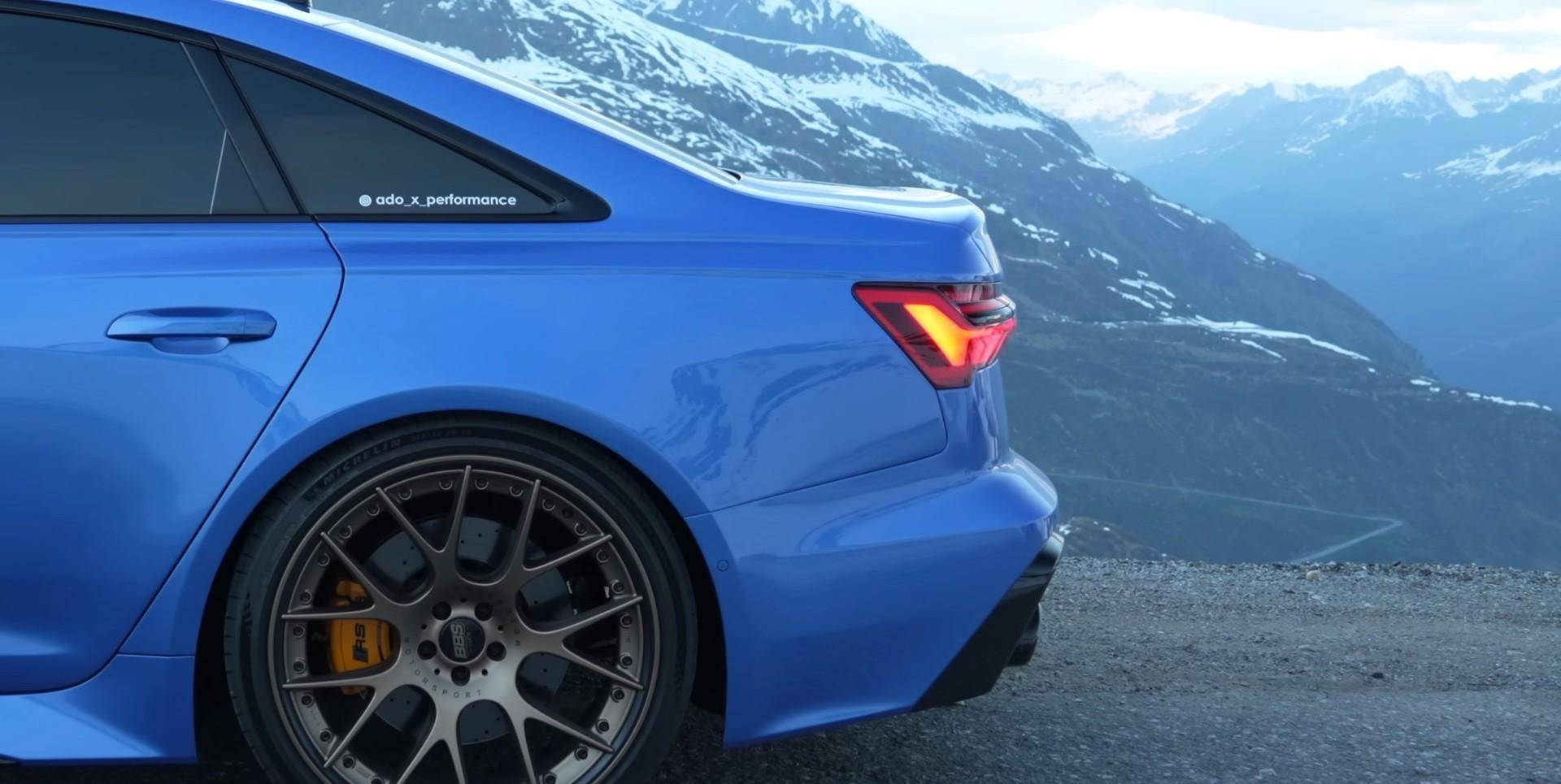 快过布加迪威龙,奥迪rs6三厢版实拍图发布_搜狐汽车_搜狐网