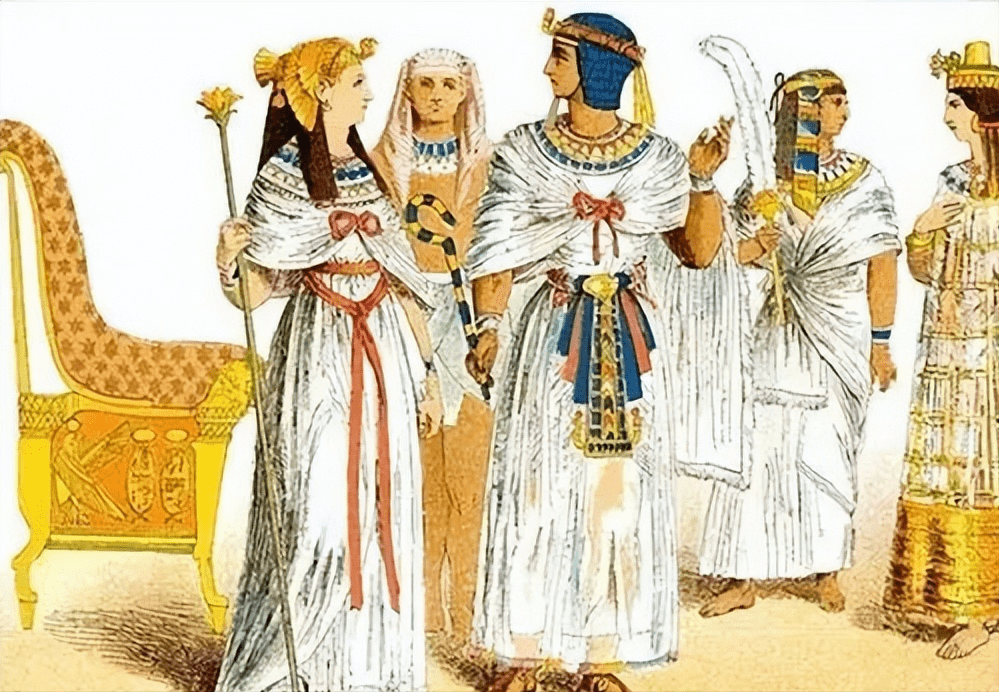 古埃及时期服饰图片