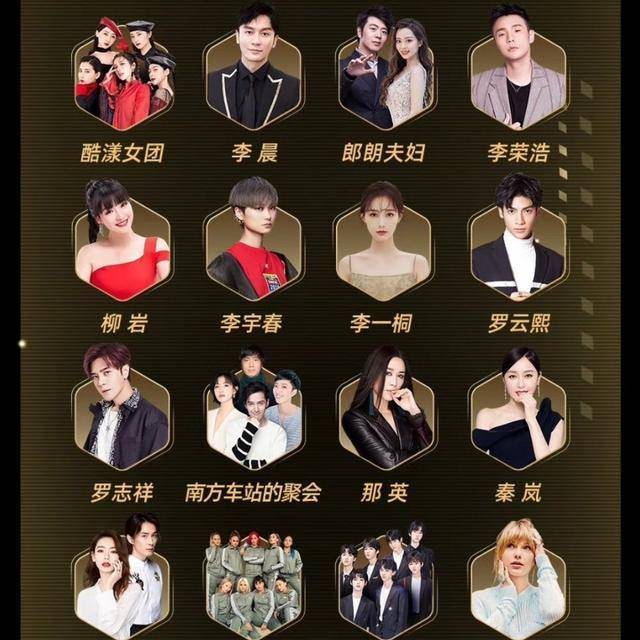 双十一晚会看点:张杰和张碧晨,邓紫棋同台不尴尬,跑男聚首_李宇春