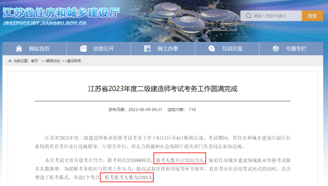 湖北二级建造师_各地二级建造师考试人数统计_2023年二级建造师报考人数