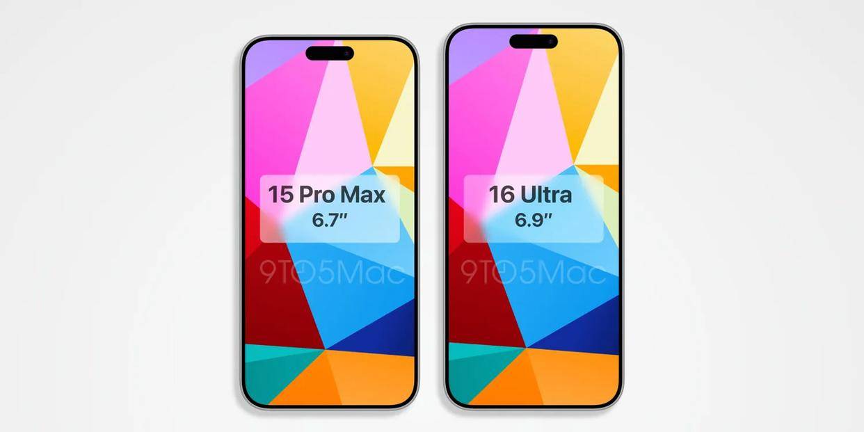 苹果iPhone16Pro屏幕尺寸曝光：将升级至6.3/6.9英寸-16plus屏幕