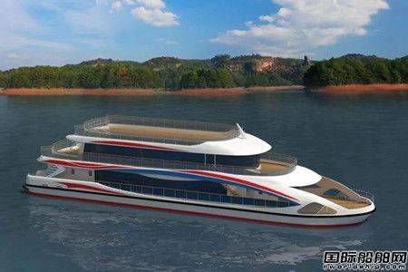 福宁重工建造新能源游船"大金湖2号"正式开工_福建_旅游_电池
