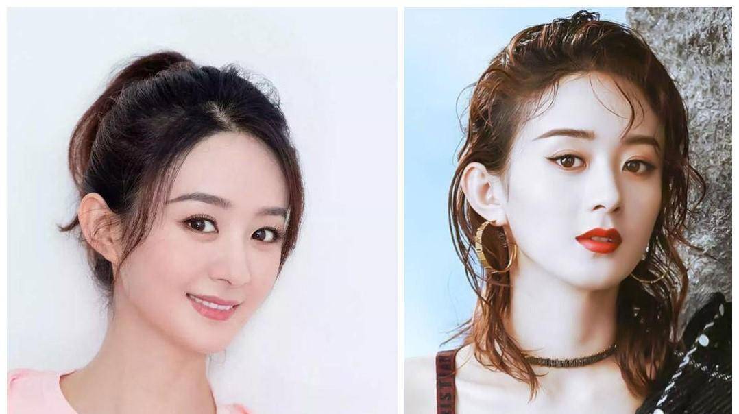 赵丽颖长相分析:三个圆脸长相变美思路,圆脸女孩必看_嘴唇_五官_时尚