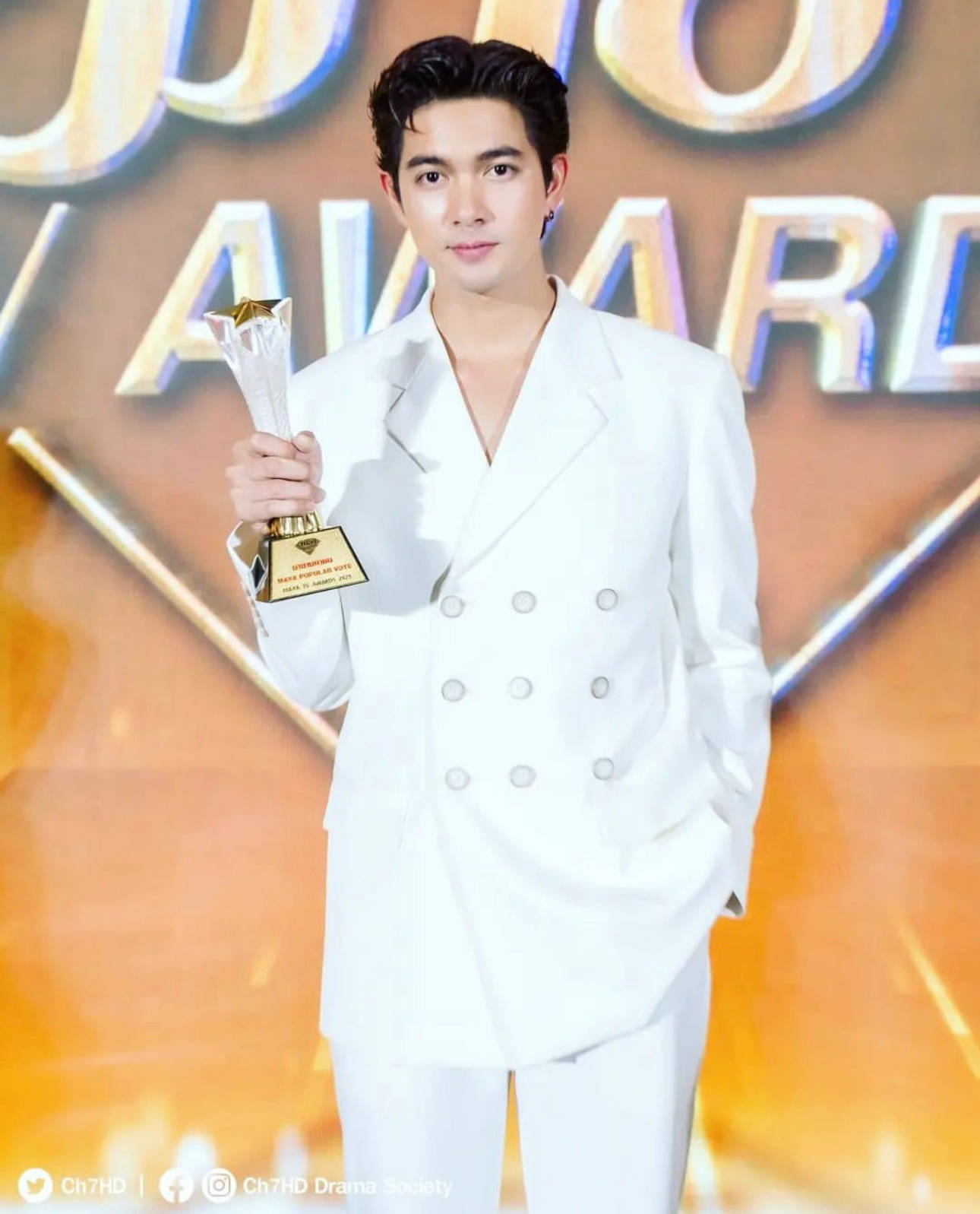 泰国娱乐圈年度盛典mayatvawards2023揭晓jamesjirayu和pinkploy夺得