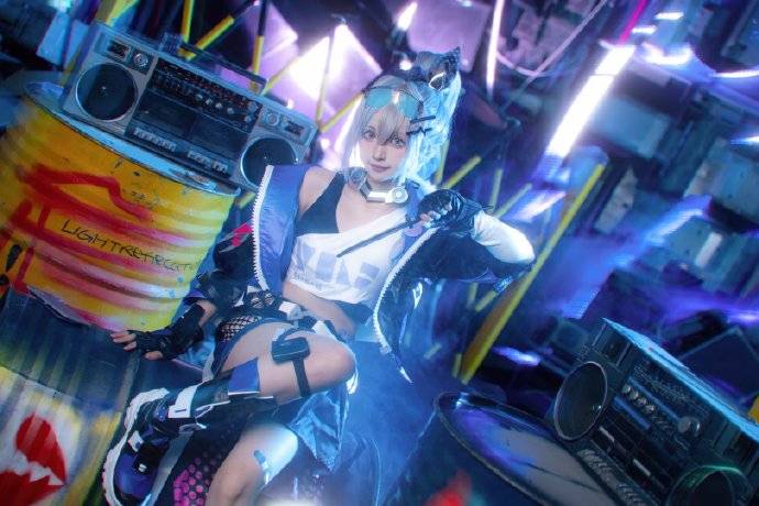 cos:崩坏星穹铁道银狼cosplay正片9p-咕噜宝taka_伊喵_白嫖_部落