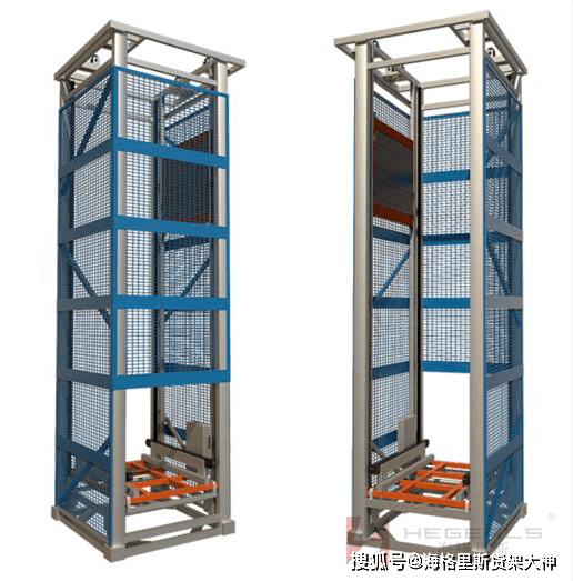 hegerls仓储设备定制|四向穿梭车立体库仓储的重要设备换层提升机
