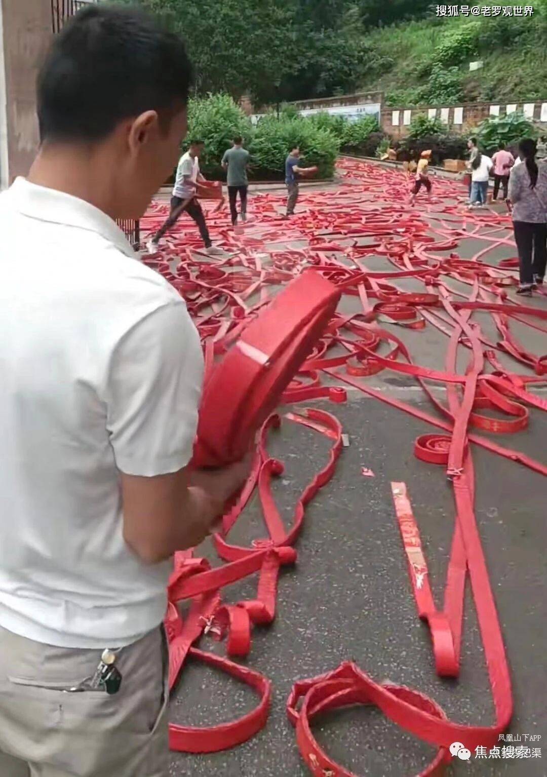 达州一中学庆祝中考佳绩放鞭炮?相关部门回复了_普光镇_宣汉县_网友