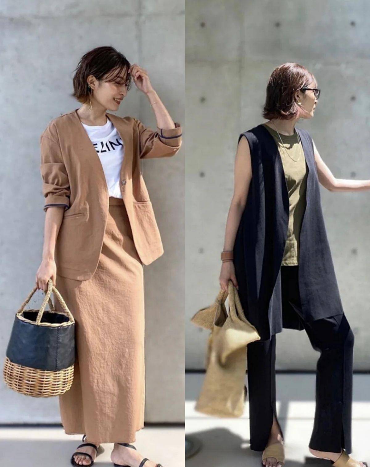 中年女性夏天穿衣不随意,学习国外家庭主妇的穿搭,简约舒适自然