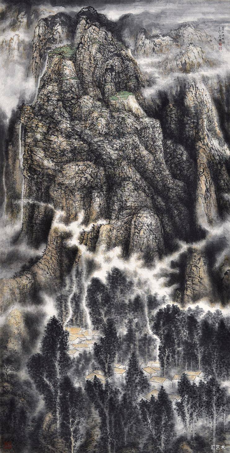 点击输入图片描述(最多30字)高山清音250cm×125cm黄馨胜的画总是给人