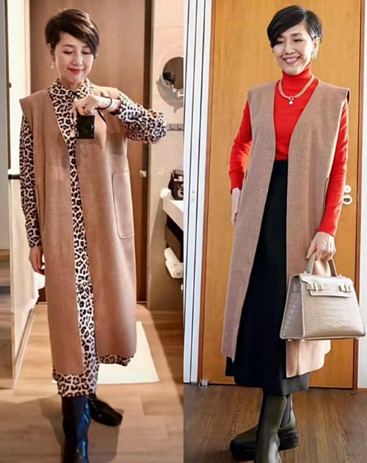 懂得穿衣的女人也可以美丽优雅,看看这位外国家庭主妇,举止得体,大方