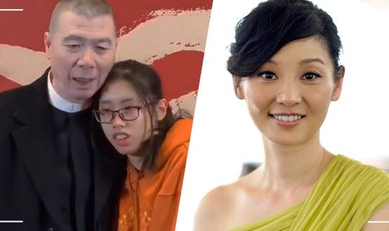 冯小刚17岁养女整容式成长,穿黑色吊带婀娜多姿,直角肩锁骨吸晴_徐朵