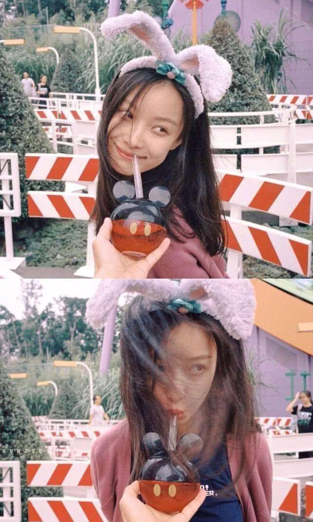 倪妮迪士尼表情秀,这也太可爱了!