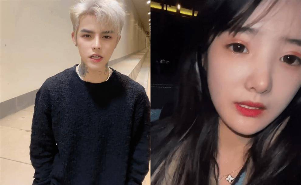 殷世航与前女友何婧婧有私下联系,当时两人据说是为了房子的事情还在