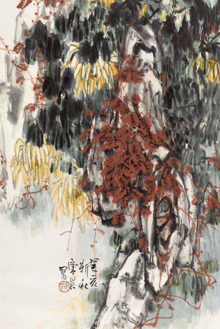 知难而进的艺术家:花鸟画名家康师尧作品欣赏_中国美术馆_绘画_易从