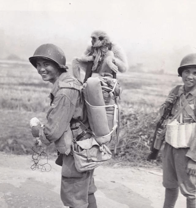 图为美军摄影师拍摄的一名中国驻印军身着军装的10岁远