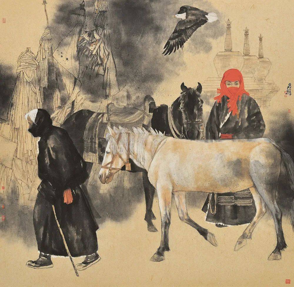 张建中|水墨之境-2023年度中国当代书画名家作品鉴赏_全国_cm_书法