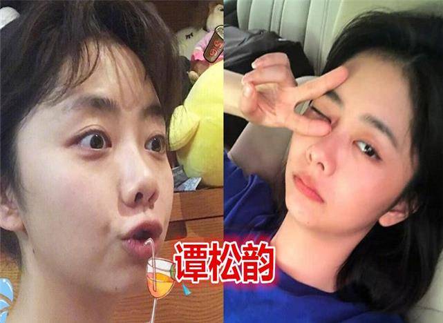 杨超越卸妆,鞠婧祎卸妆,谭松韵卸妆,看到关晓彤:鹿晗眼光无敌_时候