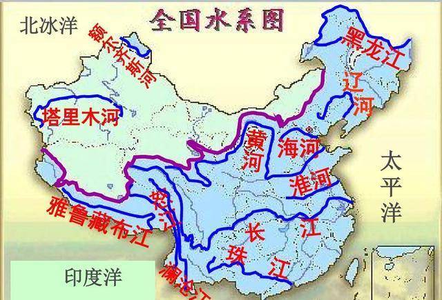 中国也不例外,打开中国地图,你会发现两条重要的河流黄河与长江一个在