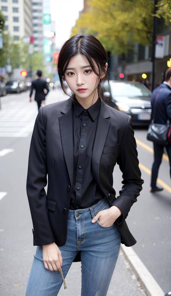 职业魅力,穿西装的女人气场强大,散发着职业魅力!_女性_时尚_气质
