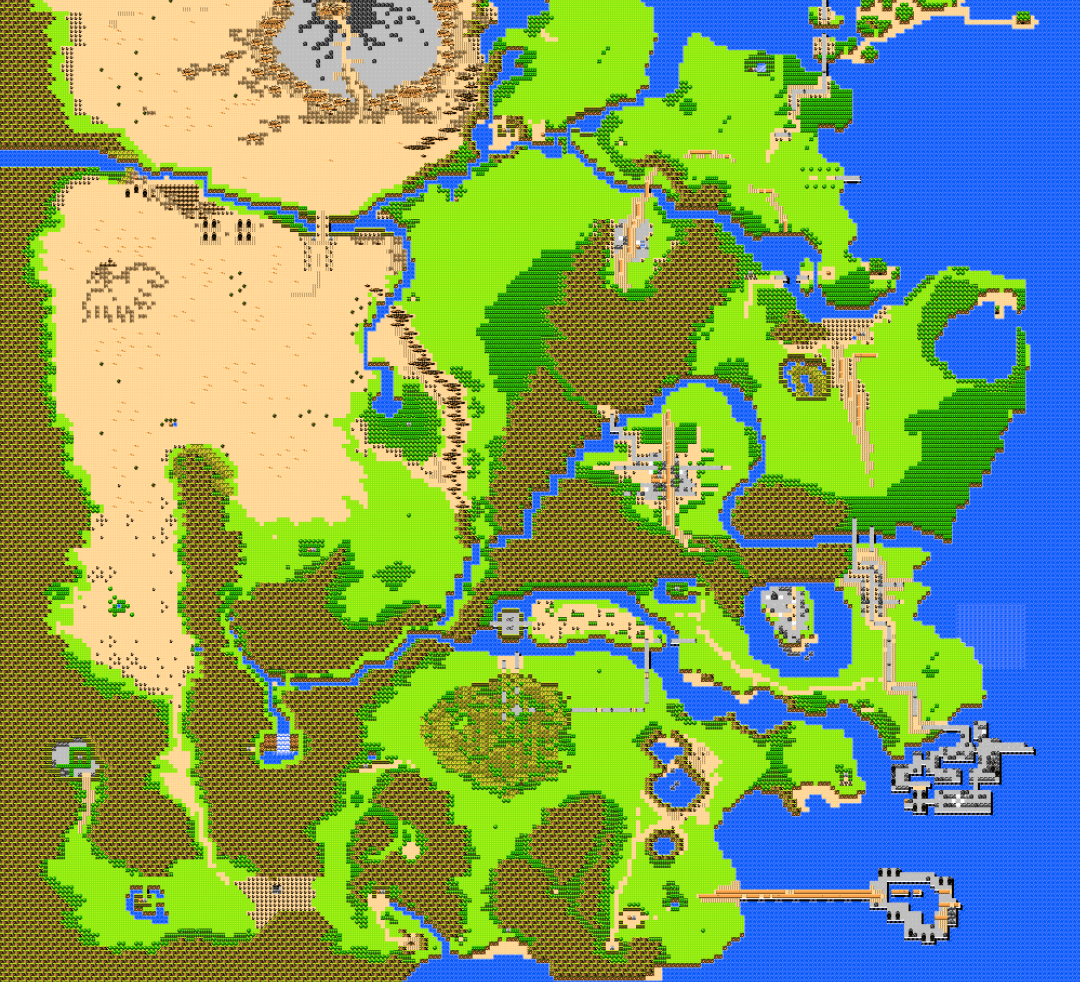 最终幻想14世界地图图片