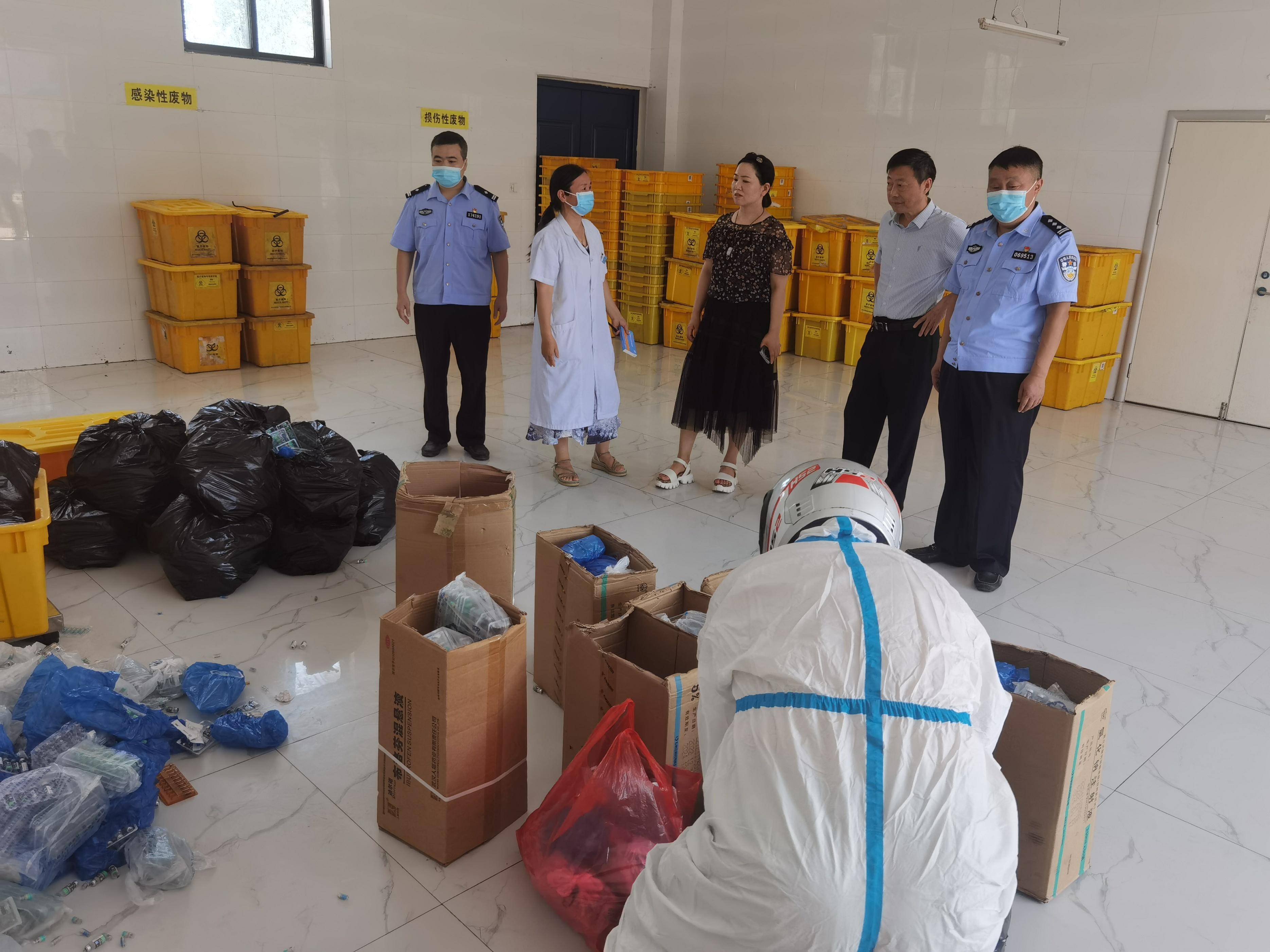 西华县依法集中销毁过期精麻药品及空安瓿_进行_麻醉_卫健