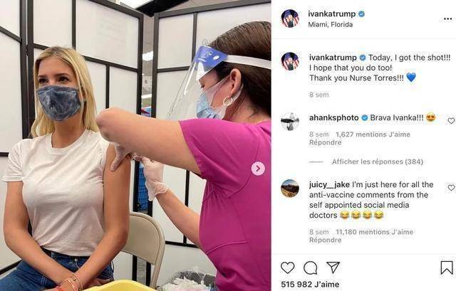 ins也只更新过两次,分别是:同川普没事瞎折腾不一样,卸下公职的伊万卡