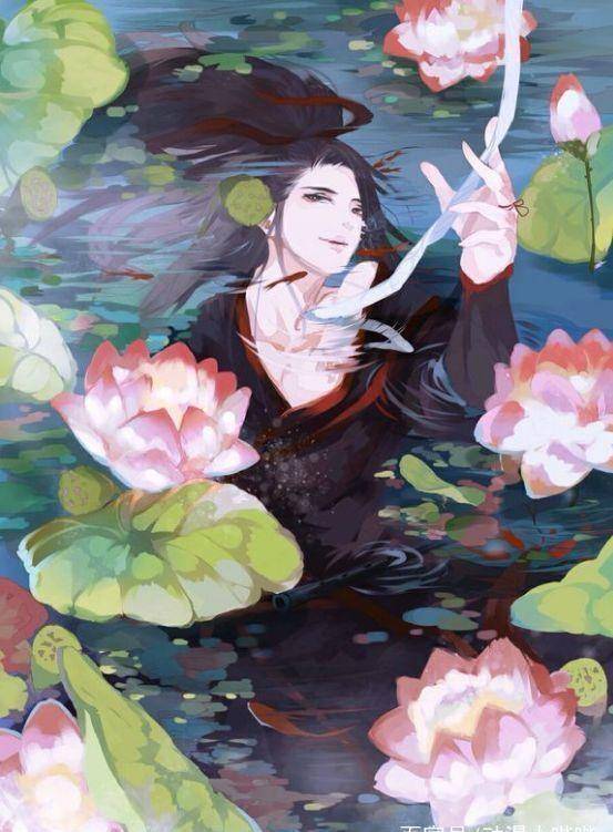 先来看看粉丝的手绘旗袍女装魏无羡吧,这婀娜的身材真是太有老祖范了