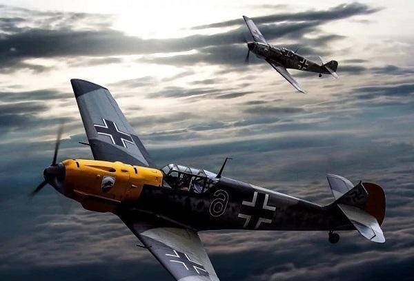 于是戈林又找了bf109t给"齐柏林"当舰载机,作为一代名机bf109可以抗衡