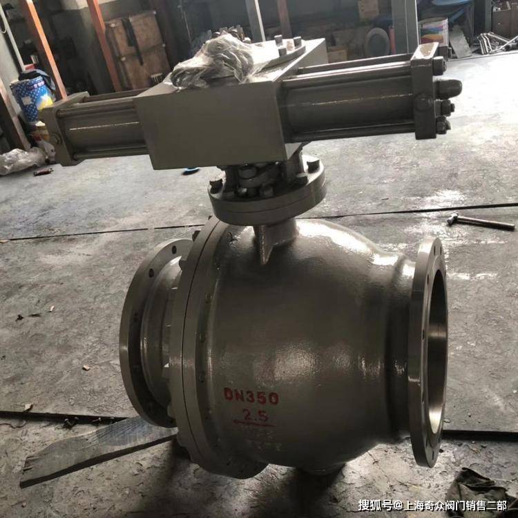 奇众阀门 q747f/h/w液动法兰球阀 铸钢快速切断球阀_自动化_操作_性能