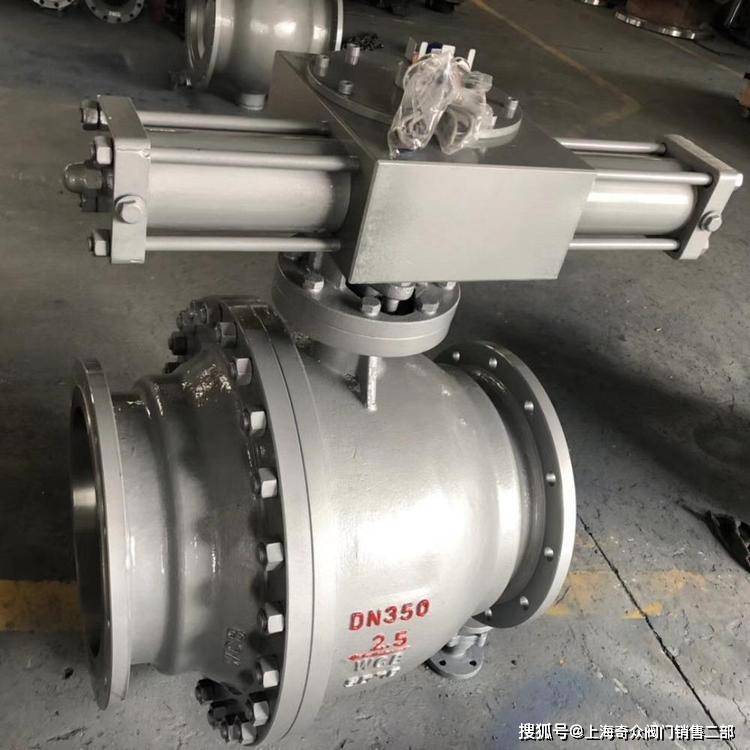 奇众阀门 q747f/h/w液动法兰球阀 铸钢快速切断球阀_自动化_操作_性能