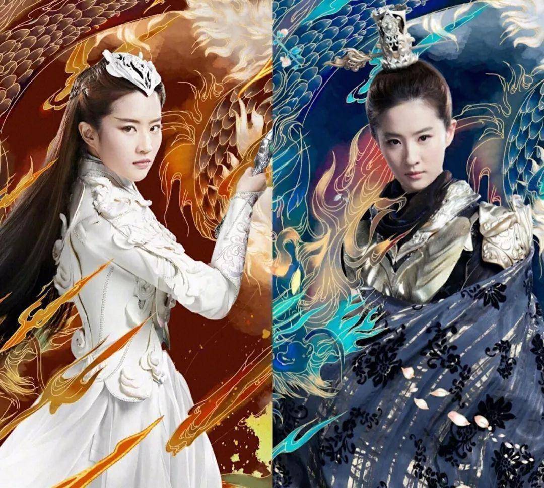 刘亦菲版花木兰"花黄"妆容引热议,因为她素颜太美!_形象_木兰辞_发髻